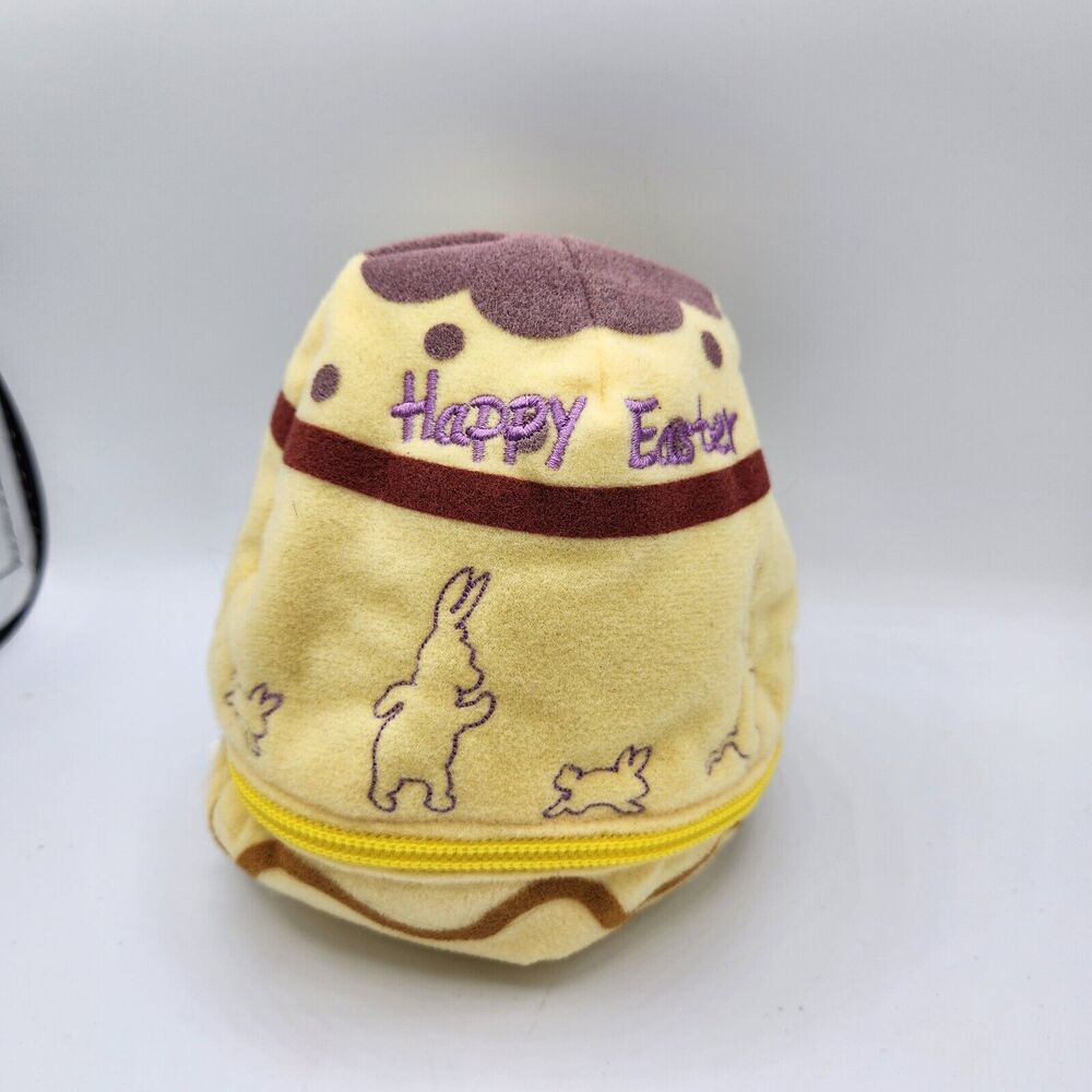Disney Store Plush Winnie The Pooh & Friends Finger Puppets Yellow Easter Egg